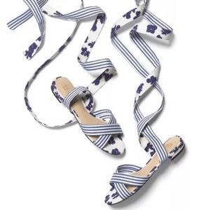 BNWB Cabi Lace Up Sandal Tie Ballet